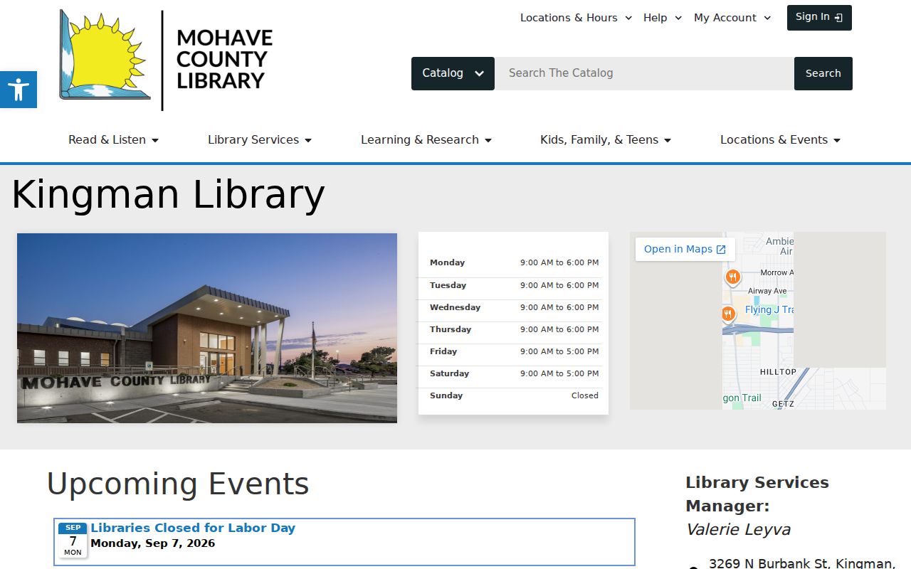 Kingman city directory research at Kingman Branch Library