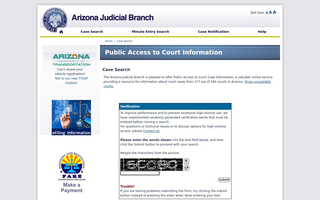 Arizona court search for a Kingman resident lookup